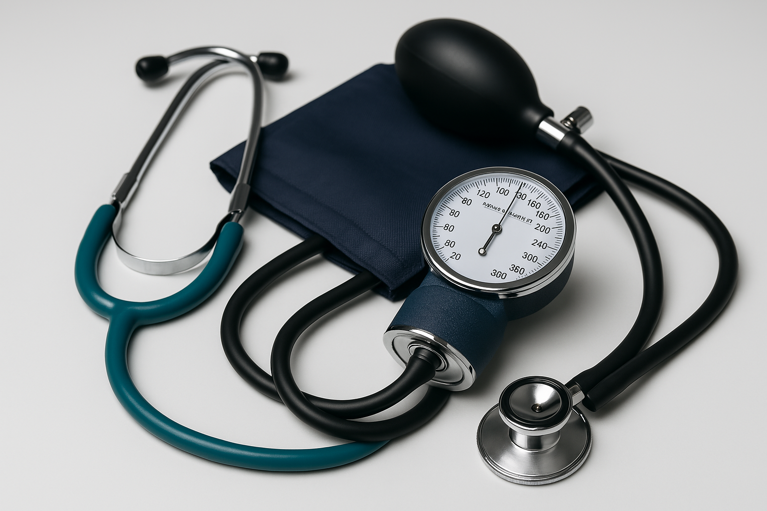 Blood Pressure and Stethoscope